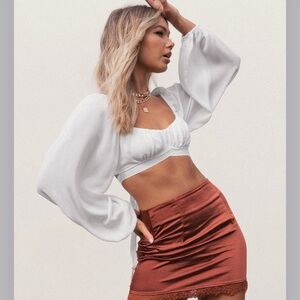 Princess Polly Chrissy top in white